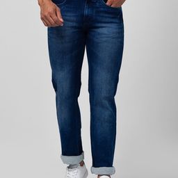 Globus Men Tapered Fit Light Fade Stretchable Jeans-picture-2