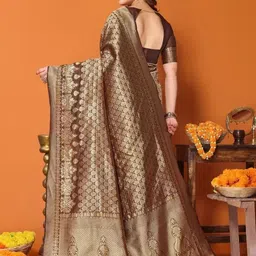 KALINI Woven Design Pure Silk Saree image 3