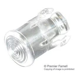 VCC LENS, 5MM LED, PC, TRANSPARENT, CLB300CTP (Pack of 5)-24
