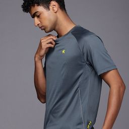 HRX by Hrithik Roshan Run On Clouds Trailtrackers Rapid-Dry Running Tshirts-image-3