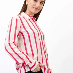 SPYKAR Red Stripes Shirt-39