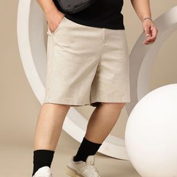 Sztori Men Plus Size Pure Cotton Regular Shorts-image-76