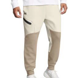 Under Armour Brown Loose Fit Colour Block Sports Joggers-picture-16
