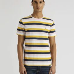 Pepe Jeans Multi Slim Fit Striped T-Shirt-picture-29