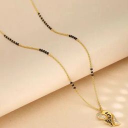 Malabar Gold and Diamonds 22k (916) BIS Hallmark Yellow Gold Short Mangalsutra-image-67