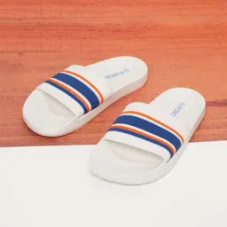 Forca by Lifestyle Men's White Slides-image-9