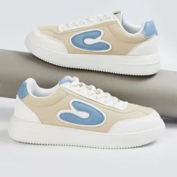 Ginger by Lifestyle Women's Beige Sneakers-picture-28