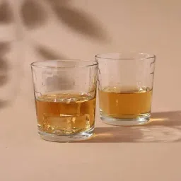 Wonderchef Transparent Crystal Modena Whiskey Tumbler 280 ml - Set of 6 image 2