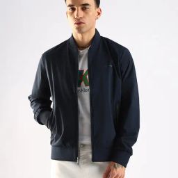 Calvin Klein Jeans Blue Regular Fit Bomber Jacket-picture-45