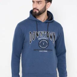 Duke Blue Regular fit Printed Sweatshirt-image-14