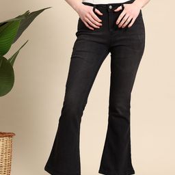 Mast & Harbour Women Flared Fit Stretchable Jeans-picture-45
