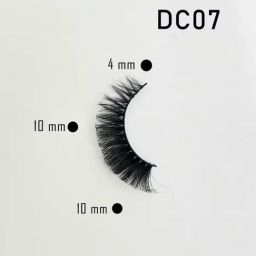 B.O.B.I Darling D Curl 5D Volume Eyelashes DC07 Black - 10 gm image 2