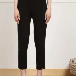 Biba Black Fitted Trousers-picture-44