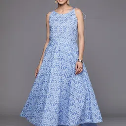 KSUT Blue Pure Cotton Kurta Sets-picture-37