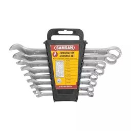 SAMSAN Size 6-22 mm Chrome Vanadium Steel Combination Spanners (Set of 12 Pcs)-2