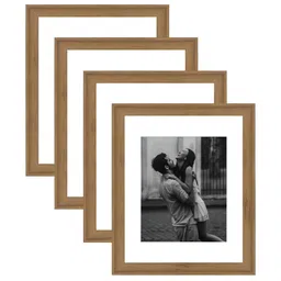 Art Street Brown & White Wood Wall Photo Frames (Pack of 4)-17