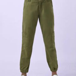 Coolsters by Pantaloons Kids Olive Cotton Regular Fit Pants-picture-31