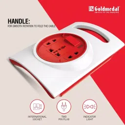 Goldmedal Curve Plus Extension Board With Handle G-Expert 2 Pin 5 m, 205126 image 4