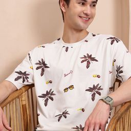 Mast & Harbour Printed Relaxed T-shirt-picture-47
