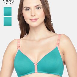 Inner Sense Organic Cotton Antimicrobial Soft Nursing Sustainable Bra(Pack of 3) IMBC006B_6B_6B-picture-6