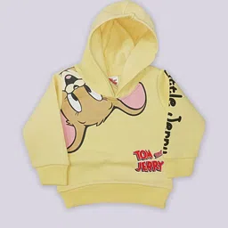 YK X Tinyo Infant Girls Tom and Jerry Printed Hooded Sweatshirt-image-21