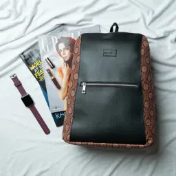 ZOUK Jodhpur Damask Multicolor Leather Classic Daypack-image-65