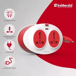 Goldmedal Curve Plus Extension Board Without Handle Gio 2 Pin 2.5 m, 205133 image 2