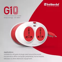 Goldmedal Curve Plus Extension Board Without Handle Gio 2 Pin 2.5 m, 205133 image 5