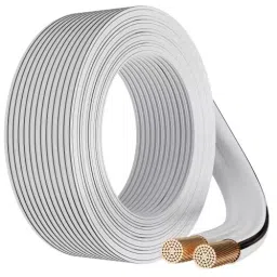 FEDUS 16 Gauge/AWG Oxygen-Free Copper 2 Conductors Audio Speaker Wire Black & White 100 m-21