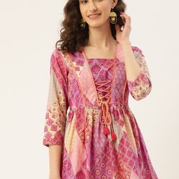 Jaipur Morni Pure Cotton Print Ethnic Cotton Top-picture-33