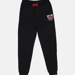 3PIN Boys Black Solid Cotton Joggers-image-72