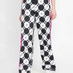 Adidas Originals White & Black Printed Track Pants-image-9