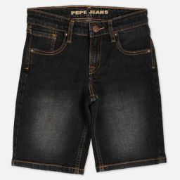 Pepe Jeans Kids Charcoal Black Solid Shorts-picture-43