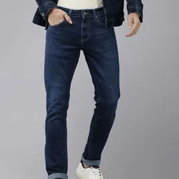 SPYKAR Men Skinny Slim Fit Low-Rise Heavy Fade Stretchable Jeans-picture-33