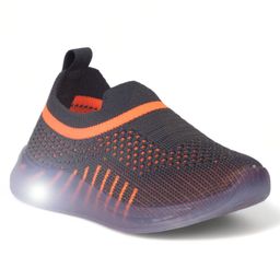 Lil Lollipop Mesh Designed LED Shoes - Grey-image-55