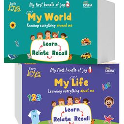 Early Joys - My First Bundle of Joy Theme 1 & 2 - MY LIFE & MY WORLD, Ages 1 to 5| Learn, Recall & Relate | Mini Library Gift Boxset of 20 Board Books, 4 Activity/ Rhyme Books & 4 Charts packed in 2 Utility Boxes for Moms-11