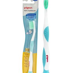 Pigeon Soft & Rounded Bristle Kids Toothbrush - Blue-image-58
