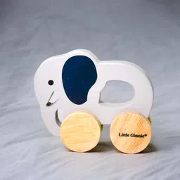 LITTLE GINNIE Kids Elephant Animal Wooden Toy-17