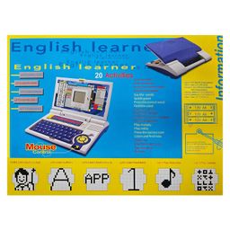 ADKD Educational English Learner Laptop with 20 Fun 20 Activities for learn,  Keyboard & Attached Mouse for Kids with  Plug & Play Feature - Blue image 2