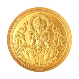 P.C. Chandra Jewellers Laxmi-Inscribed 24k (999) 0.1gm Yellow Gold Foil Coin-picture-35