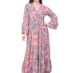 Veldress Multicolored Printed A-Line Dress-picture-21