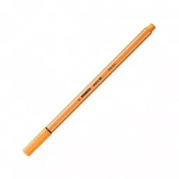 Stabilo Point 88 Fineliner Pen 0.4 mm Metal Enclosed Tip Papaya, 88/85-10PC (Pack of 10)-picture-1