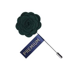 PELUCHE Unisex Green Blooming Charm Lapel Pin-57