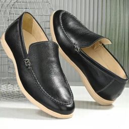 Carlo Romano Men's Black Casual Loafers-picture-18