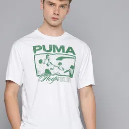 Puma Rival Rage Printed Drop-Shoulder Sleeves DryCell Relaxed Fit Basketball T-shirt-image-51