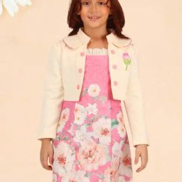 Cutecumber Kids Pink Polyester Dress-image-2