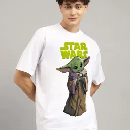 Free Authority White Regular Fit Wars Ep- Ix Crew T-Shirt-picture-41