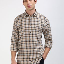 Tommy Hilfiger Men Classic Spread Collar Tartan Checked Cotton Casual Shirt-image-47