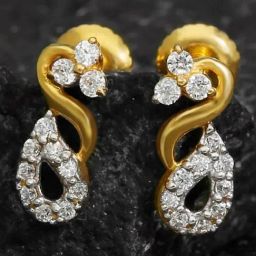 malabar gold and diamonds Malabar Gold & Diamonds 22k (916) BIS Hallmark Yellow Gold Earring for Women-picture-43