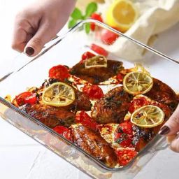 Femora Transparent Borosilicate Glass Platter (900 ml) - Set of 1-15